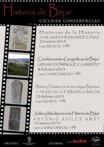 Cartel Ciclo de Confereencias Historia de Béjar